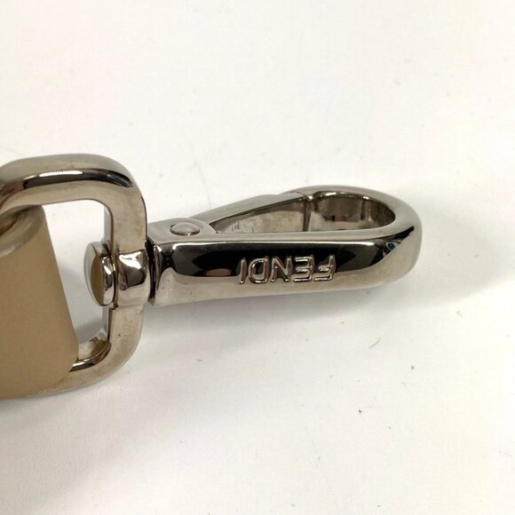 FENDI Strap you Striped Bicolor Bag Accessories Shoulder strap Leather Beige - Picture 9 of 14